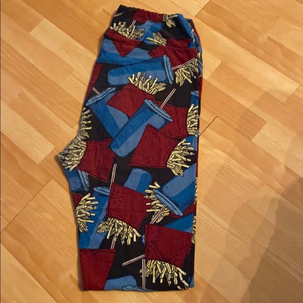 Lularoe tc French fries & soda leggings